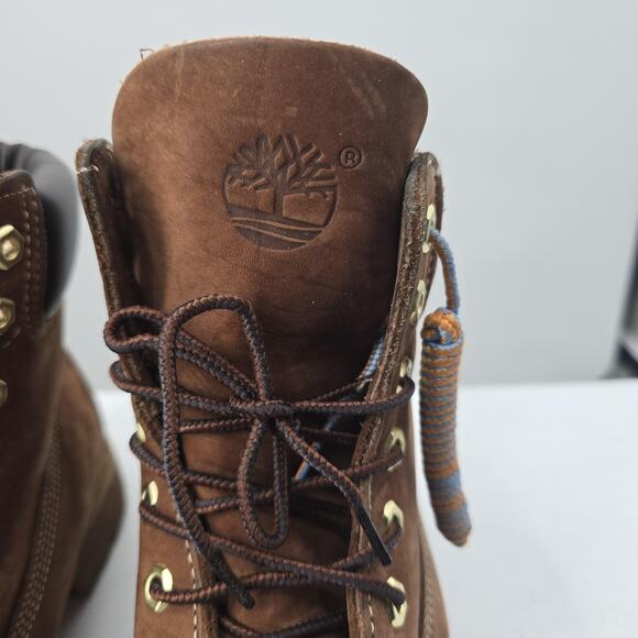 Timberland Boots Mens Size 9.5 Brown Leather Ankle Combat Work Lug Sole 92582 main image 7